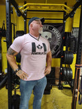 Canadian Power lifter  Men's  Light Pink T shirt