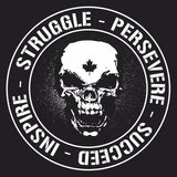Hardcore  Struggle - Persevere - Succeed - Inspire 5 x 5 Banner