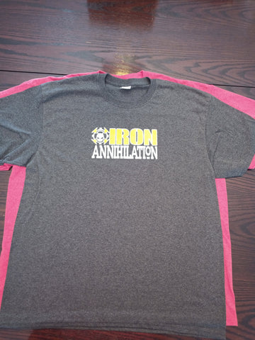 Ladies Iron Annihilation Dark Heather grey  T shirt