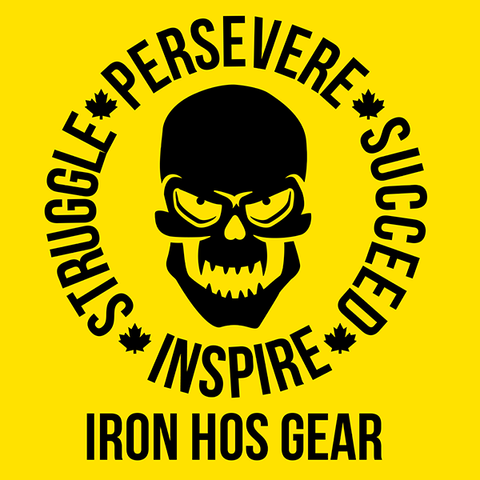 Struggle - Persevere - Succeed - Inspire Yellow Banner