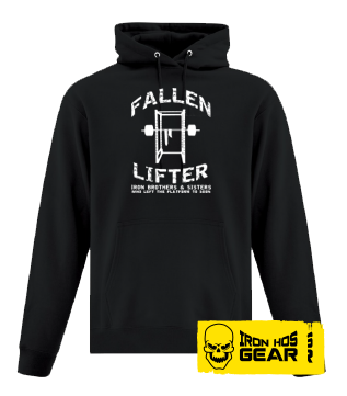 Fallen Lifter - Brothers and Sisters who left the Platform too Soon - Black Hoodie