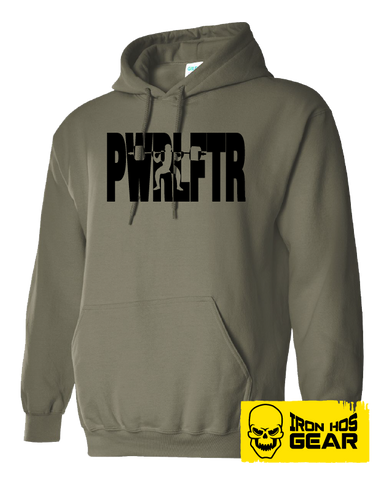 Canadian Powerlifter - The Squatter - Military Green Hoodie
